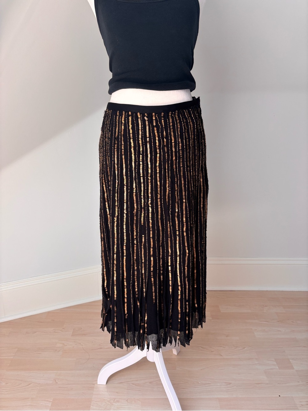 Vintage Coldwater Creek Sequin Maxi Skirt ✨
